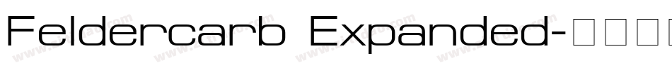 Feldercarb Expanded字体转换